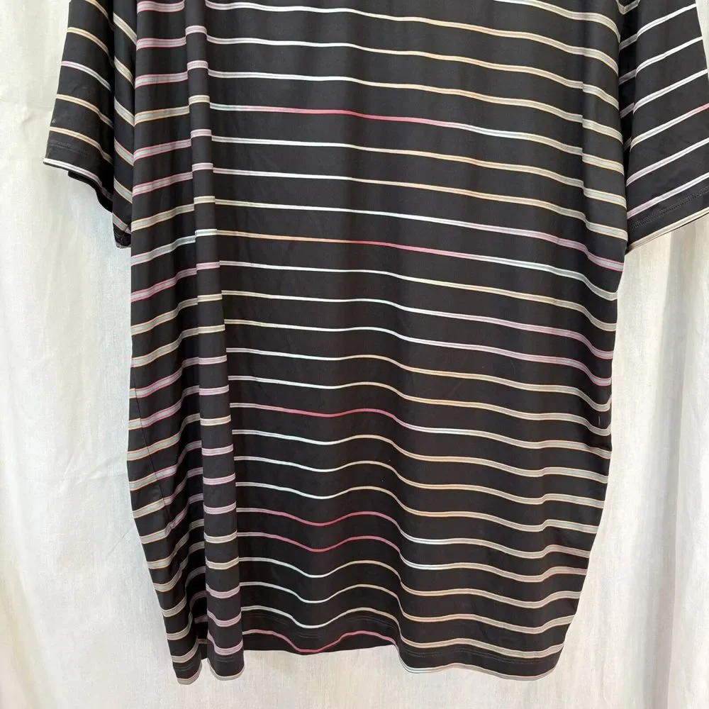 EUC Nike Dri Fit Tiger Woods golf polo shirt‎ Mens XL short sleeve multi colour